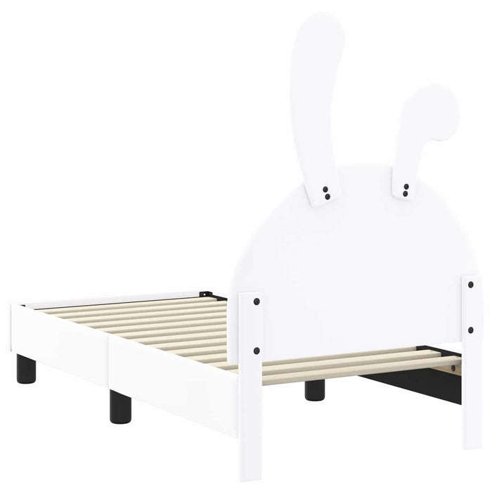Struttura letto per bambini con testata Bianco 70 x 140 cm PU 42011189