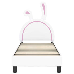 Struttura letto per bambini con testata Bianco 70 x 140 cm PU 42011189