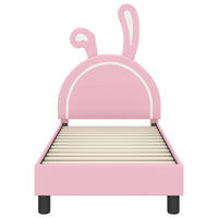 Struttura letto per bambini con testata Rosa 70 x 140 cm PU 42011191