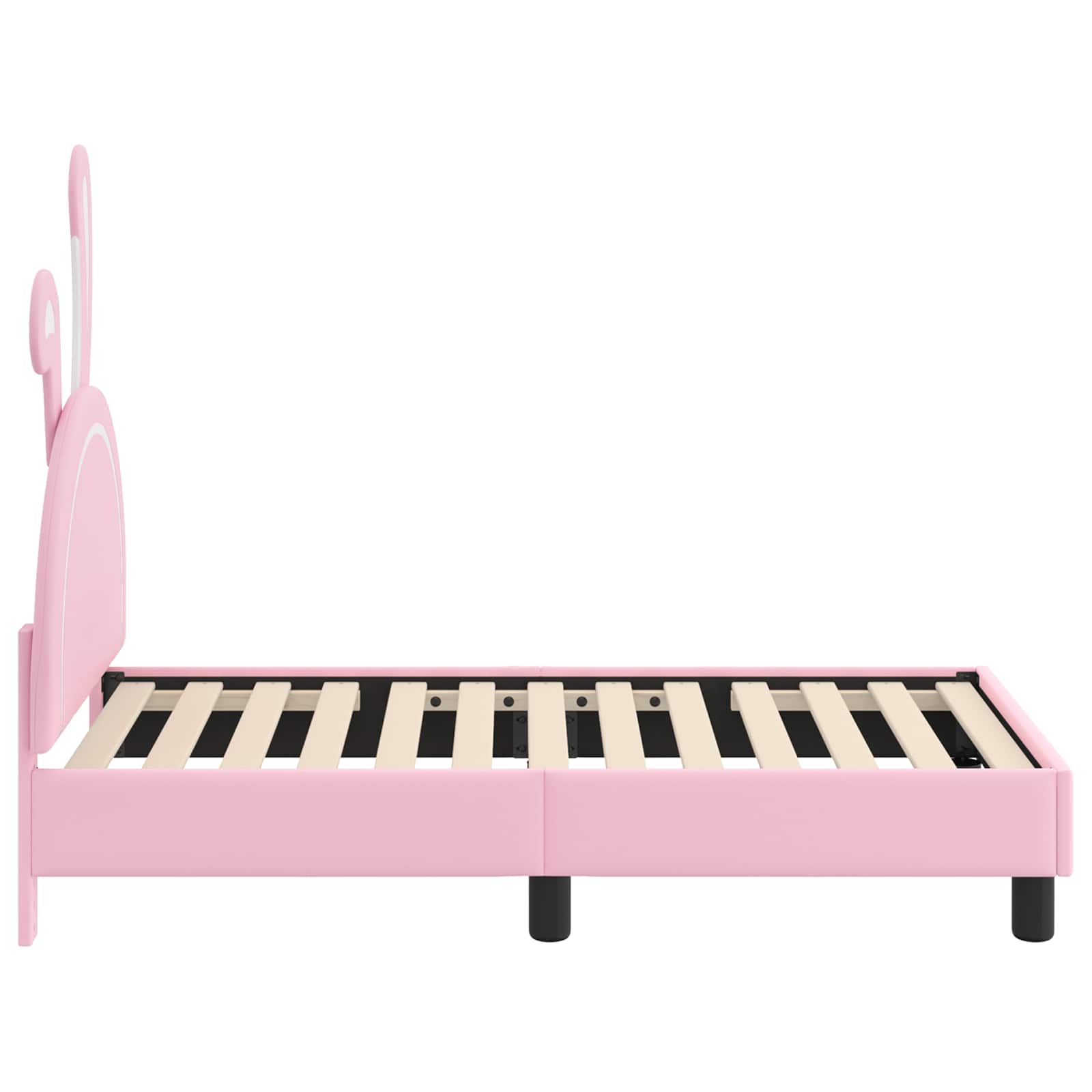 Struttura letto per bambini con testata Rosa 70 x 140 cm PU 42011191