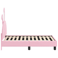 Struttura letto per bambini con testata Rosa 70 x 140 cm PU 42011191
