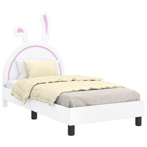 Struttura letto bambini con testata Bianco 80 x 160 cm PU 42011192