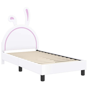 Struttura letto bambini con testata Bianco 80 x 160 cm PU 42011192