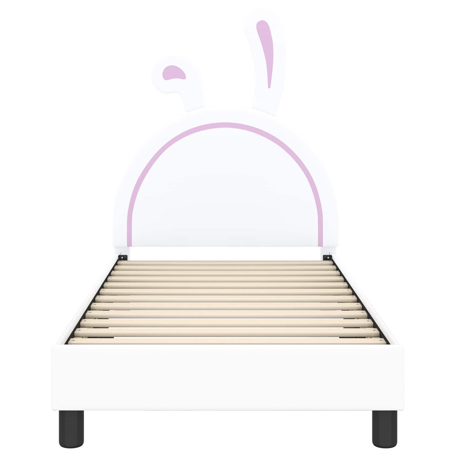 Struttura letto bambini con testata Bianco 80 x 160 cm PU 42011192