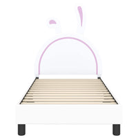 Struttura letto bambini con testata Bianco 80 x 160 cm PU 42011192