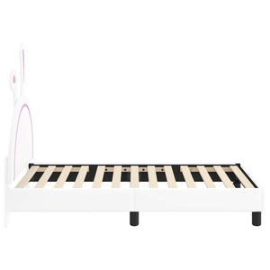 Struttura letto bambini con testata Bianco 80 x 160 cm PU 42011192