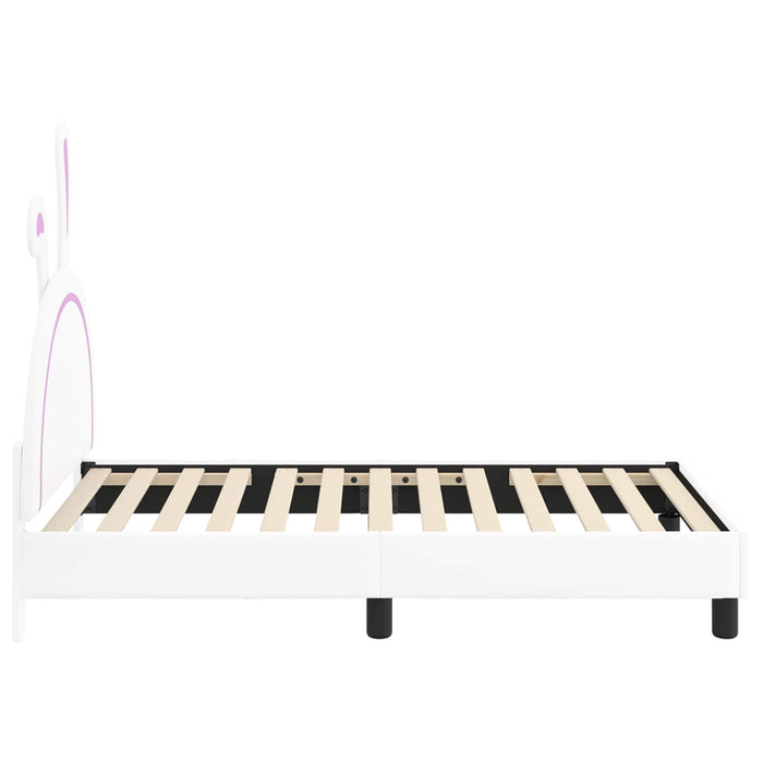 Struttura letto bambini con testata Bianco 80 x 160 cm PU 42011192