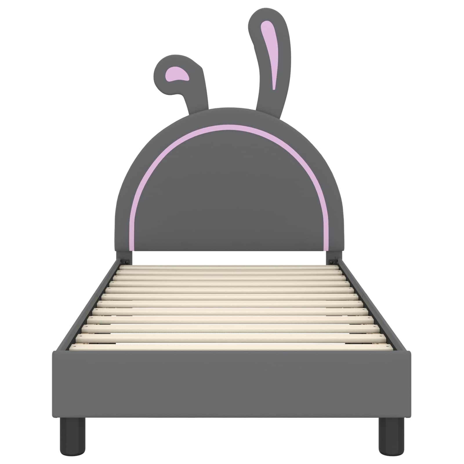 Struttura letto bambini con testata Grigio chiaro 80 x 160 cm 42011193