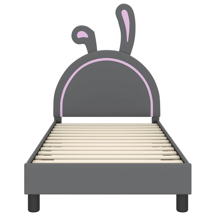 Struttura letto bambini con testata Grigio chiaro 80 x 160 cm 42011193