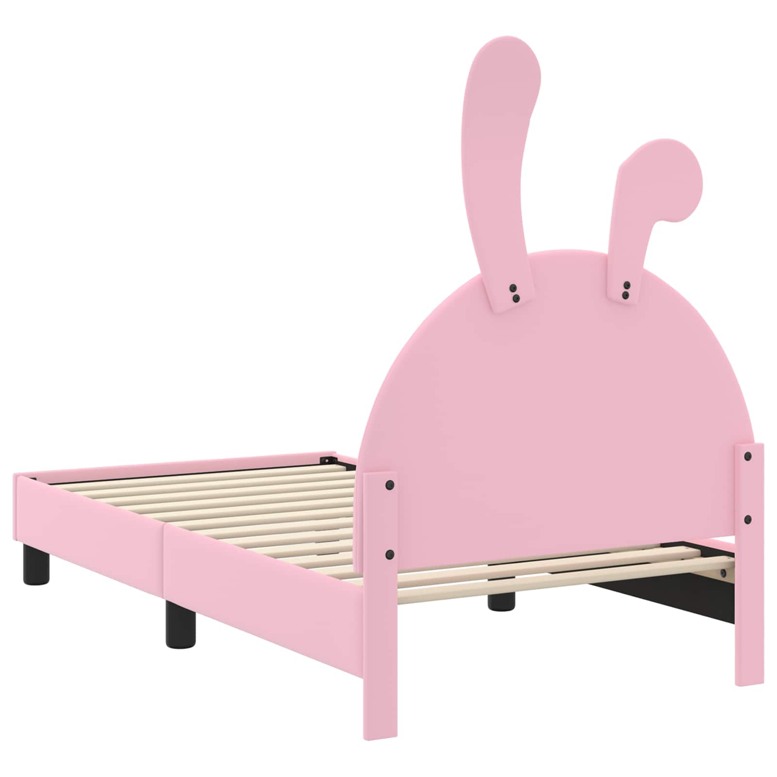 Struttura letto bambini con testata Rosa 80 x 160 cm PU 42011194
