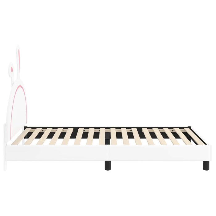 Struttura letto bambini con testata Bianco 80 x 200 cm PU 42011195