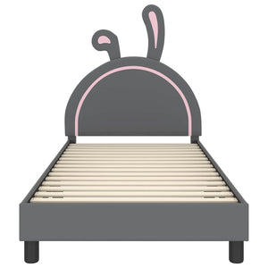 Struttura letto bambini con testata Grigio chiaro 90 x 190 cm 42011199