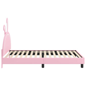 Struttura letto bambini con testata Rosa 90 x 190 cm PU 42011200