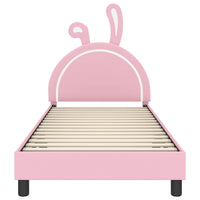 Struttura letto bambini con testata Rosa 90 x 200 cm PU 42011203