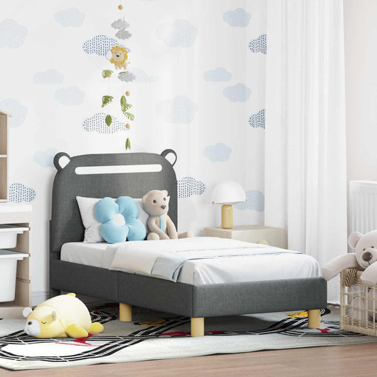 Struttura letto per bambini con testata Grigio scuro 42011205