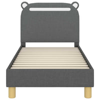 Struttura letto per bambini con testata Grigio scuro 42011205