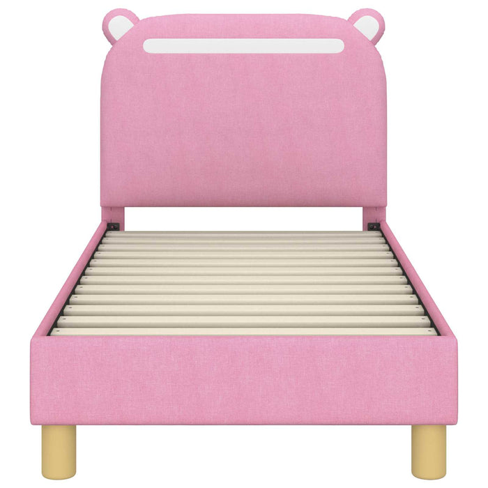 Struttura letto per bambini con testata Rosa 70 x 140 cm 42011207