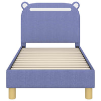 Struttura letto per bambini con testata Blu jeans 70 x 140 cm 42011208