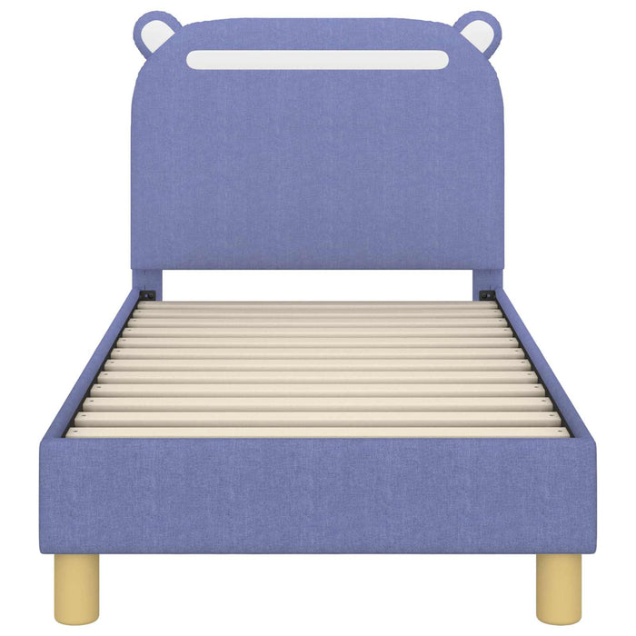 Struttura letto per bambini con testata Blu jeans 70 x 140 cm 42011208
