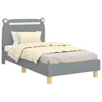 Struttura letto bambini con testata Grigio chiaro 80 x 160 cm 42011209