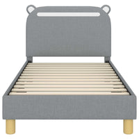 Struttura letto bambini con testata Grigio chiaro 80 x 160 cm 42011209