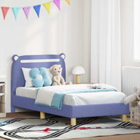 Struttura letto bambini con testata Blu jeans 80 x 160 cm 42011213