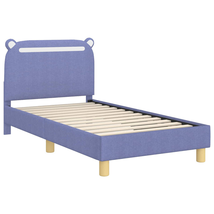 Struttura letto bambini con testata Blu jeans 80 x 160 cm 42011213