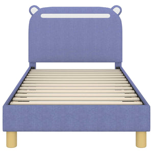 Struttura letto bambini con testata Blu jeans 80 x 160 cm 42011213