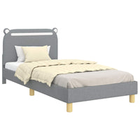 Struttura letto bambini con testata Grigio chiaro 80 x 200 cm 42011214