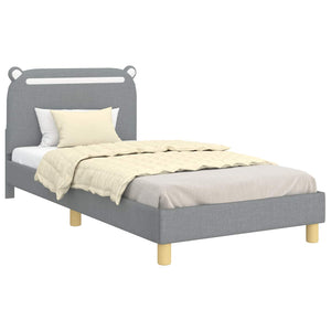 Struttura letto bambini con testata Grigio chiaro 80 x 200 cm 42011214