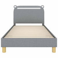 Struttura letto bambini con testata Grigio chiaro 80 x 200 cm 42011214