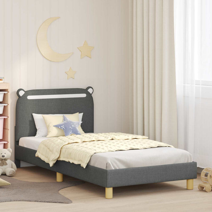 Struttura letto bambini con testata Grigio scuro 80 x 200 cm 42011215