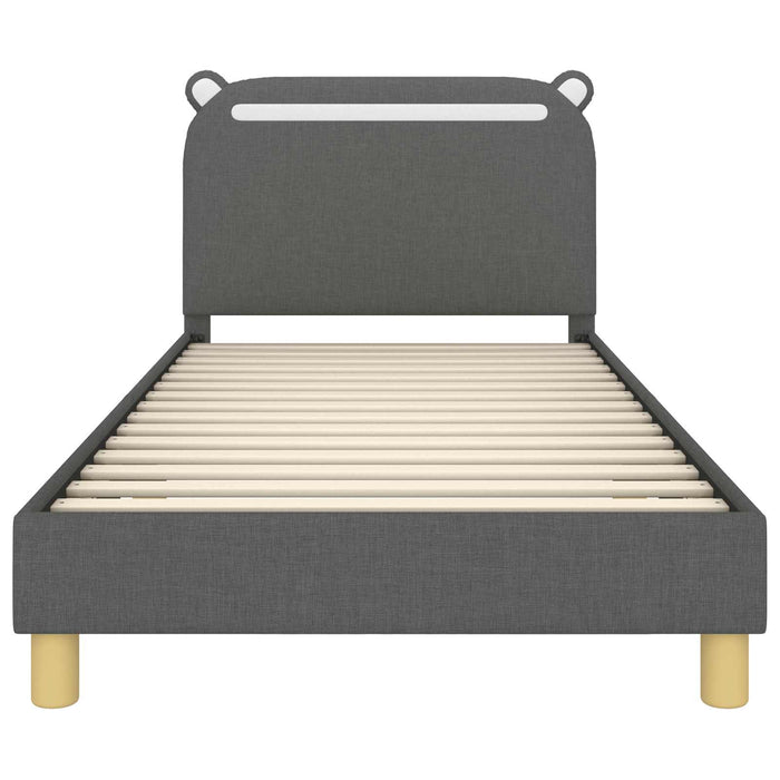 Struttura letto bambini con testata Grigio scuro 80 x 200 cm 42011215