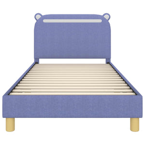 Struttura letto bambini con testata Blu jeans 80 x 200 cm 42011218