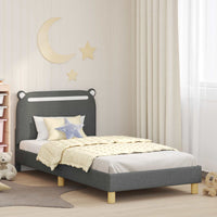 Struttura letto bambini con testata Grigio scuro 90 x 190 cm 42011220