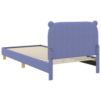 Struttura letto bambini con testata Blu jeans 90 x 190 cm 42011223