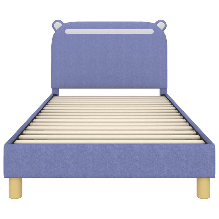 Struttura letto bambini con testata Blu jeans 90 x 190 cm 42011223