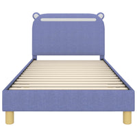 Struttura letto bambini con testata Blu jeans 90 x 200 cm 42011228