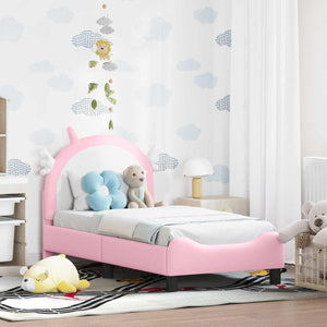 Struttura letto per bambini con testata Rosa 70 x 140 cm PU 42011229