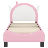 Struttura letto per bambini con testata Rosa 70 x 140 cm PU 42011229