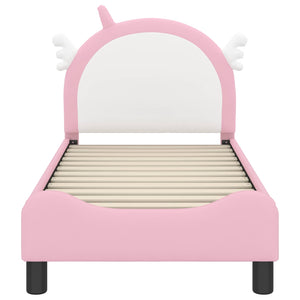 Struttura letto per bambini con testata Rosa 70 x 140 cm PU 42011229