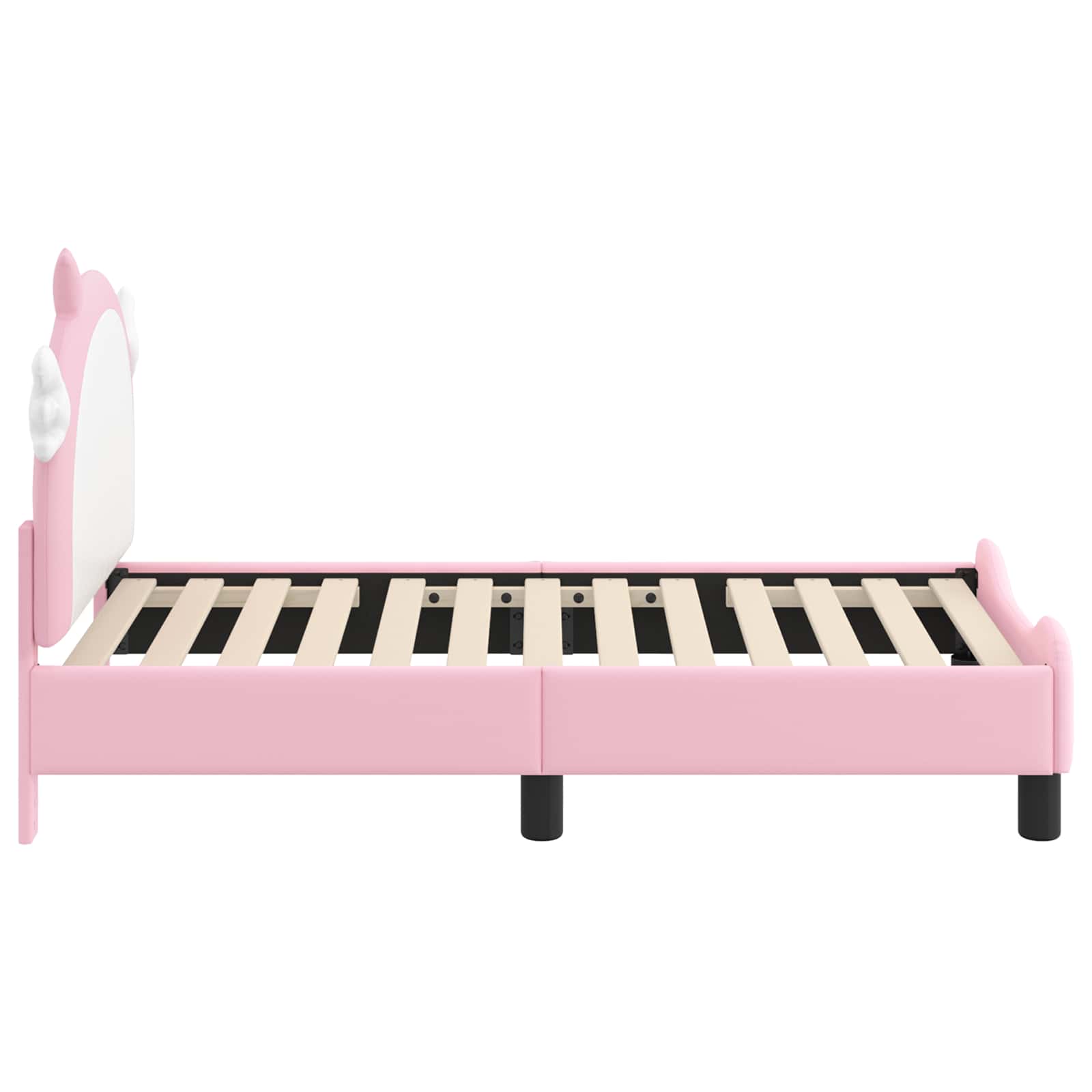 Struttura letto per bambini con testata Rosa 70 x 140 cm PU 42011229
