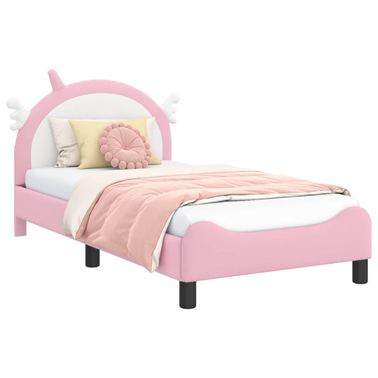 Struttura letto bambini con testata Rosa 80 x 160 cm PU 42011230