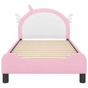 Struttura letto bambini con testata Rosa 80 x 160 cm PU 42011230