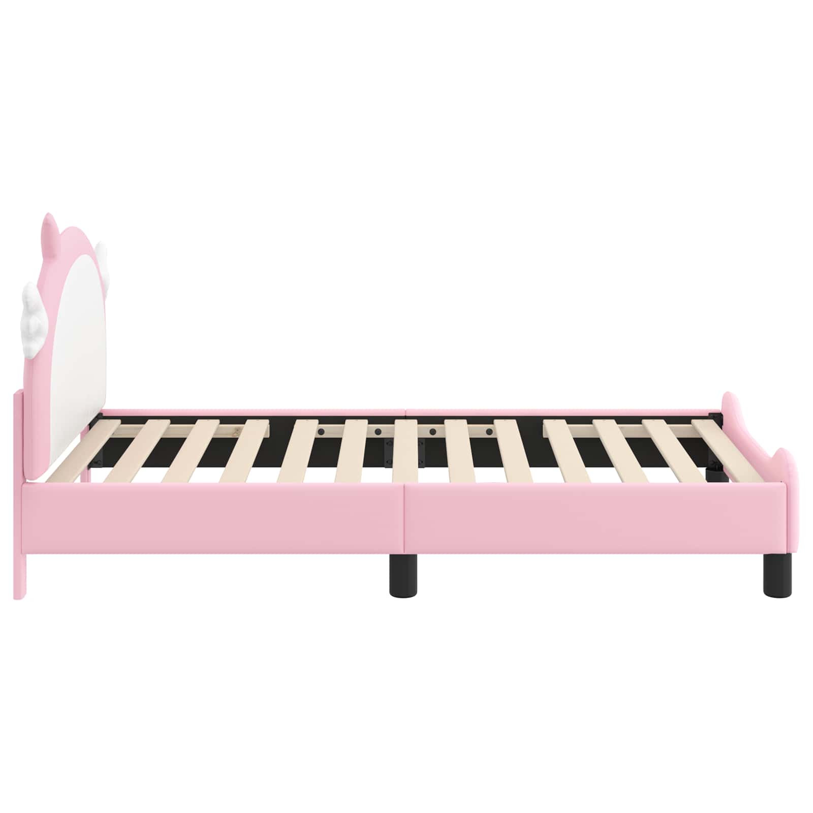 Struttura letto bambini con testata Rosa 80 x 160 cm PU 42011230