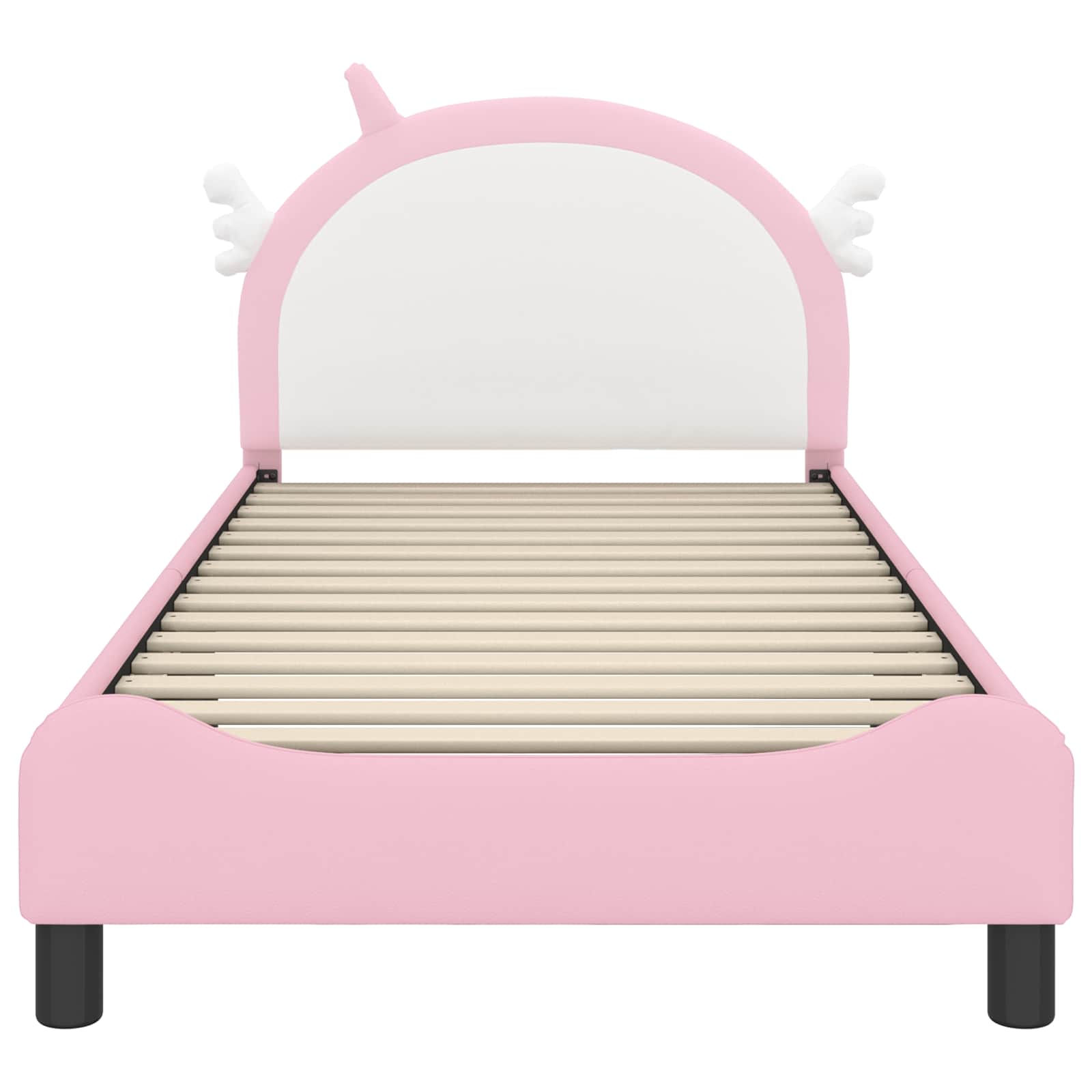 Struttura letto bambini con testata Rosa 80 x 200 cm PU 42011231