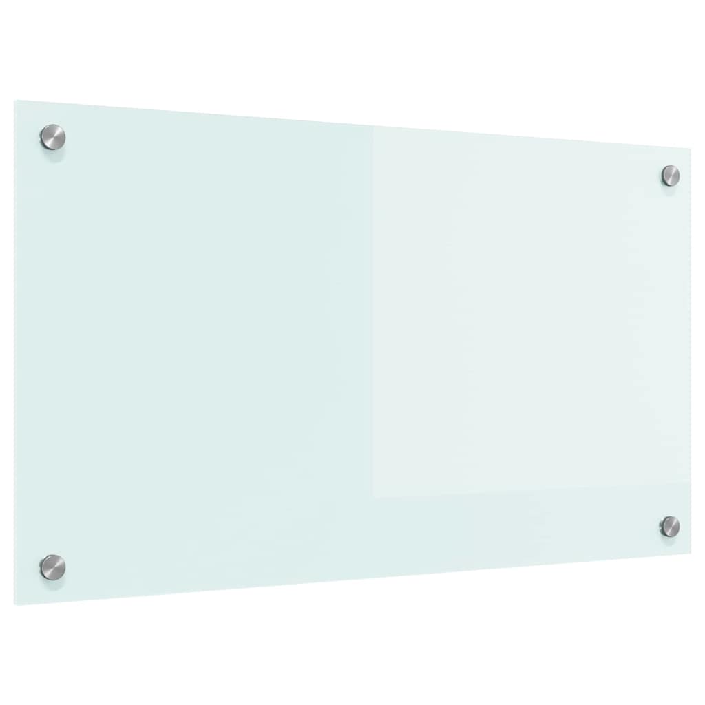 Rivestimento da Cucina-Paraschizzi per Cucina Bianco 70 x 40 cm vetro temperato