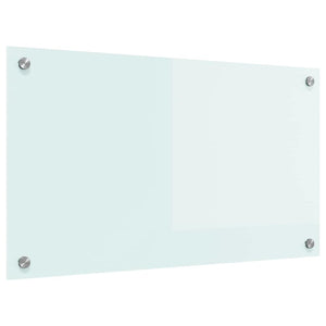 Rivestimento da Cucina-Paraschizzi per Cucina Bianco 70 x 40 cm vetro temperato