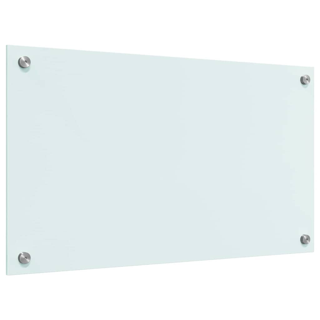 Rivestimento da Cucina-Paraschizzi per Cucina Bianco 70 x 40 cm vetro temperato