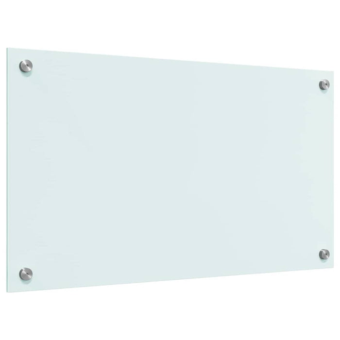 Rivestimento da Cucina-Paraschizzi per Cucina Bianco 70 x 40 cm vetro temperato